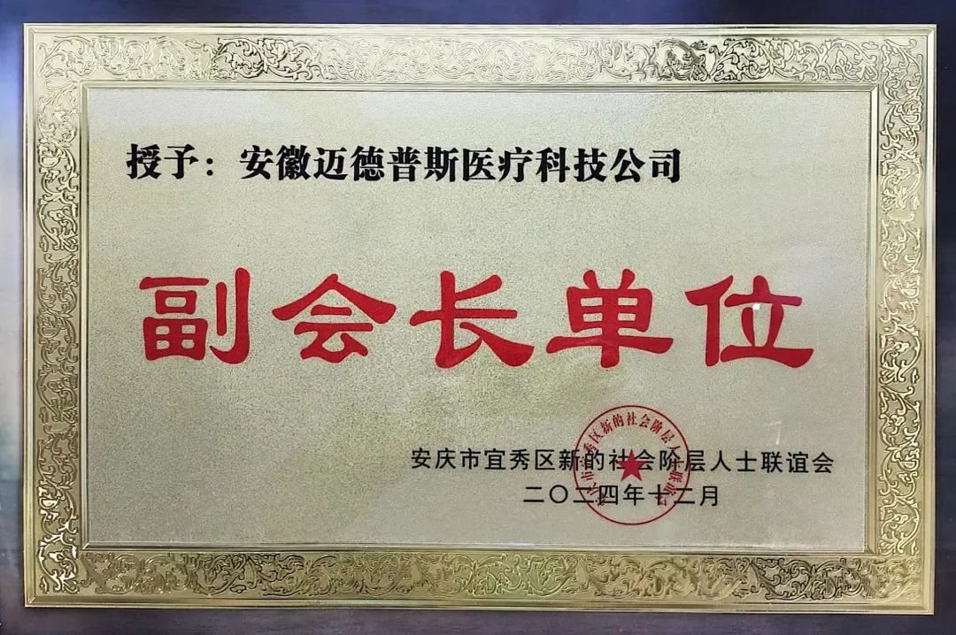 迈德普斯要闻丨热烈祝贺迈德普斯当选宜秀区新的社会阶层人士联谊会第一届理事会副会长单位！